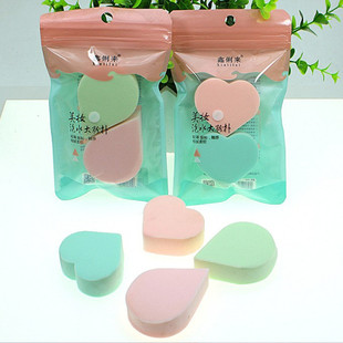 Love air cushion powder puff dry and wet dual-use triangular sponge powder cake powder puff Foundation liquid special makeup do not eat powder