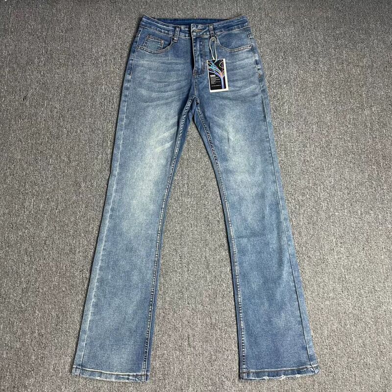 Cleanfit自主vintage517风格牛仔裤水洗微喇修身显瘦水洗长裤子男|undefined