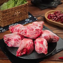 农家散养新鲜生兔头生鲜麻辣兔脑壳现杀速冻个大均匀处理干净食材