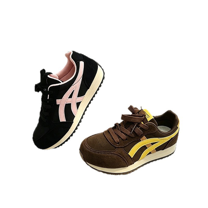 36-40 Tales de cuero de otoño ventilador amortiguador zapatos de corrida de hombre zapatos deportivos cómodos zapatos de trotar