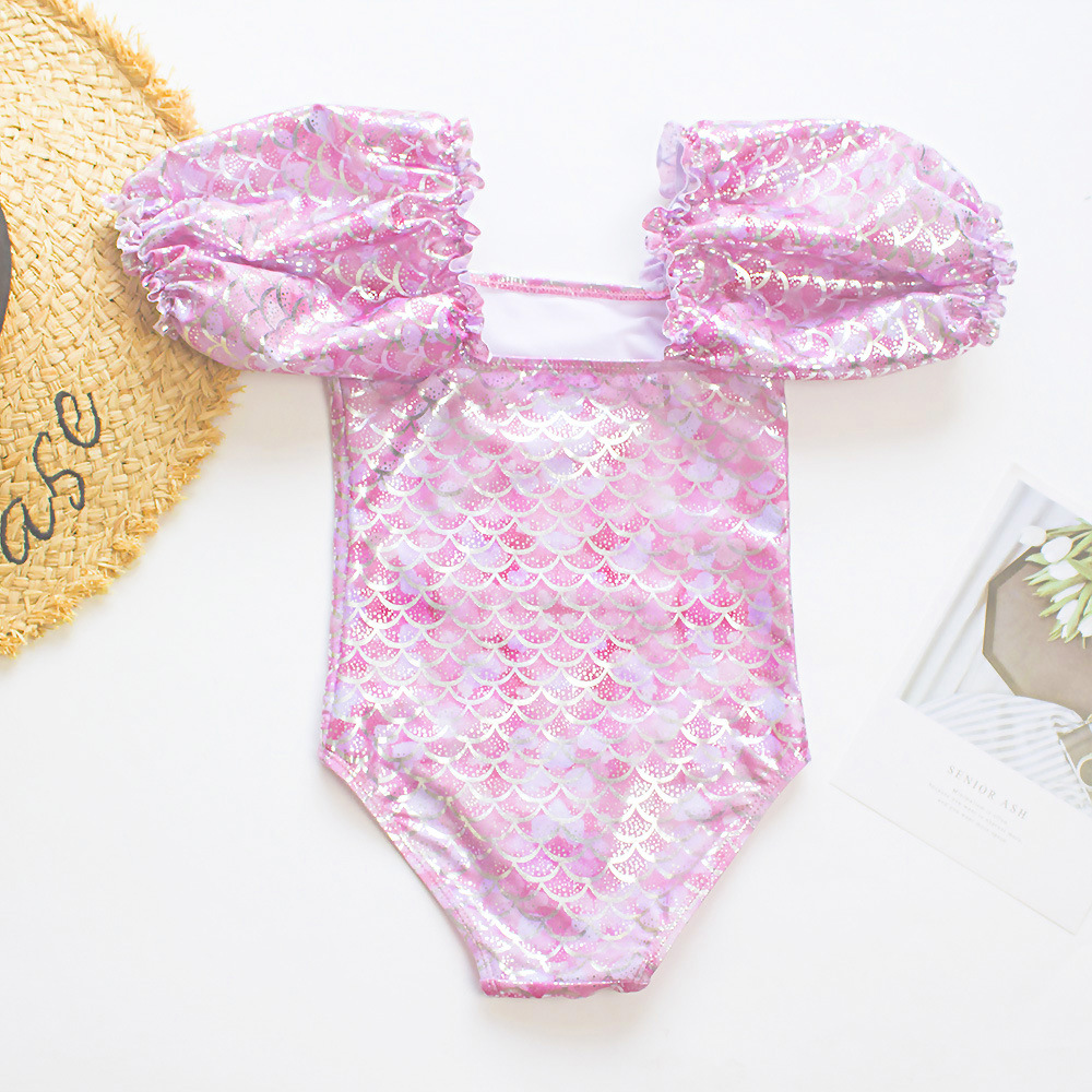 Cute Style Cute Stripe Bodysuit One-pieces Kids Swimwear