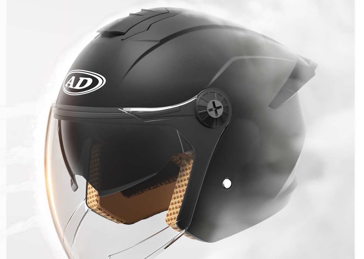 2025 New Electric Motorcycle Helmet 3C Certified Half Helmet