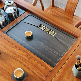 Embedded Tea Tray Stone Panel Custom Tea Table Leakage Tray Tray Embedded Stone Slab Marble Tea Table Replacement Board