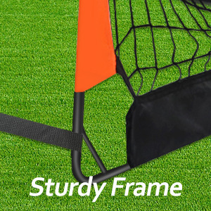 Children's soccer goal portable foldable mobile training football net indoor/outdoor kids' soccer game goal frame