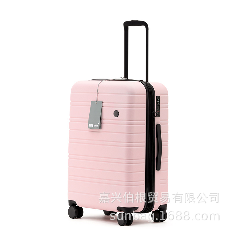 Maleta trolley de comercio exterior de exportación, maleta de tres piezas, maleta de gran capacidad para estudiantes masculinos y femeninos, maleta con capa de expansión