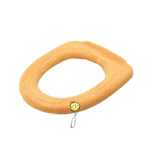 Universal for all seasons with handle for autumn and winter thickened plush toilet seat toilet mat wholesale household washable
