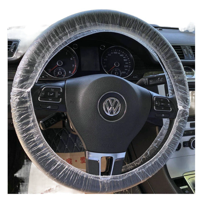 Обслуживание и защита автомобиля одноразовые чехлы на сиденья ремонт авто пластиковая пленка чехлы на сиденья ремонт автомобиля трехкомпонентный чехол на руль из четырех частей