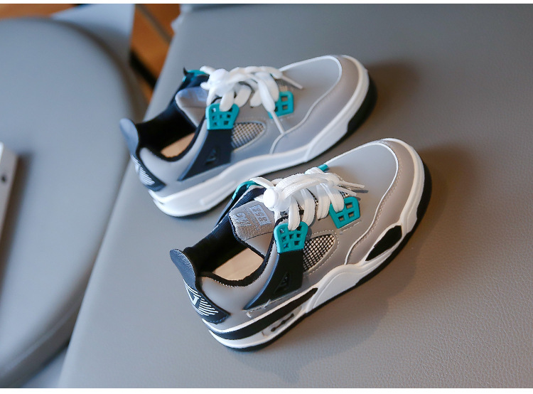 Sport 2023 Herbst Neue Koreanische Ausgabe kinder Laufschuhe Leder Modische Mittlere und Große Jungen_voghion.com