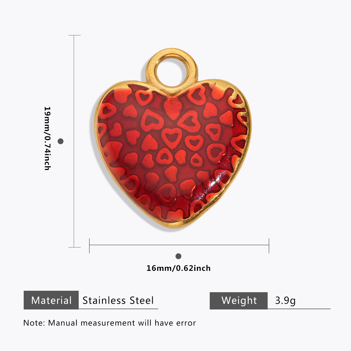 125g Weight Pendant Jewelry Making Type 11 * 15mm, 16*18.5mm, 6*20.5mm Jewelry Making Size Zircon Inlay Material DIY Jewelry Accessories Classification 1 Piece Quantity 304 Stainless Steel Material Rainbow, Cherry, Strawberry, Snails, chili Pattern All Seasons Season Polished Finish Enamel, Inlay Design Sweet Style 1 Piece 11 * 15mm 16*18.5mm 6*20.5mm 304 Stainless Steel Zircon Rainbow Cherry Strawberry Polished Pendant DIY Jewelry Accessories 19