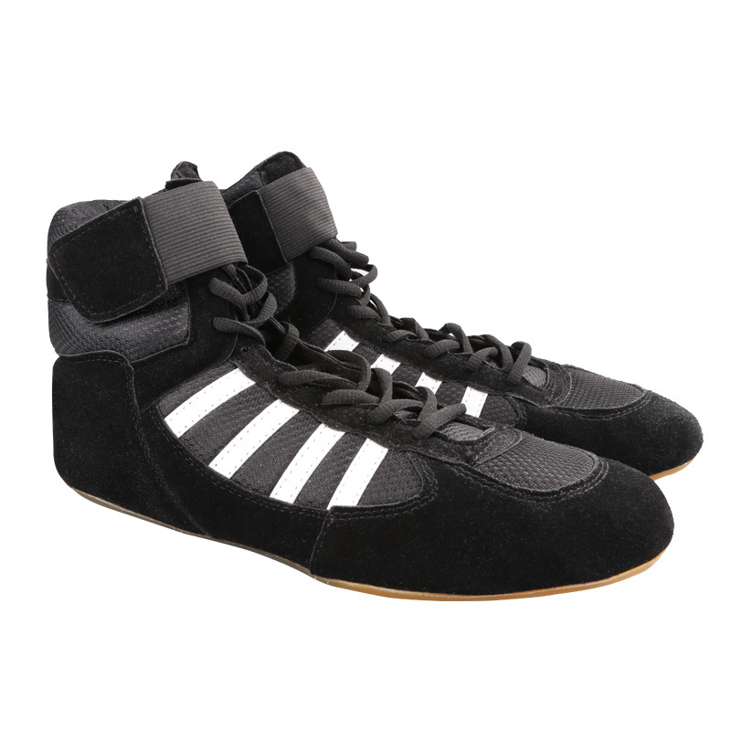ZTTY zapatos de boxeo de los hombres y mujeres zapatos de lucha Sanda entrenamiento alto-top libre lucha Thai boxeo entrenamiento profesional zapatos de boxeo