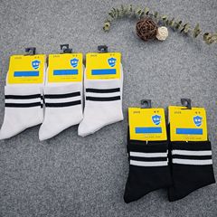 春夏新款男士女士中筒網眼薄款雙槓運動襪批發純色學院風棉襪