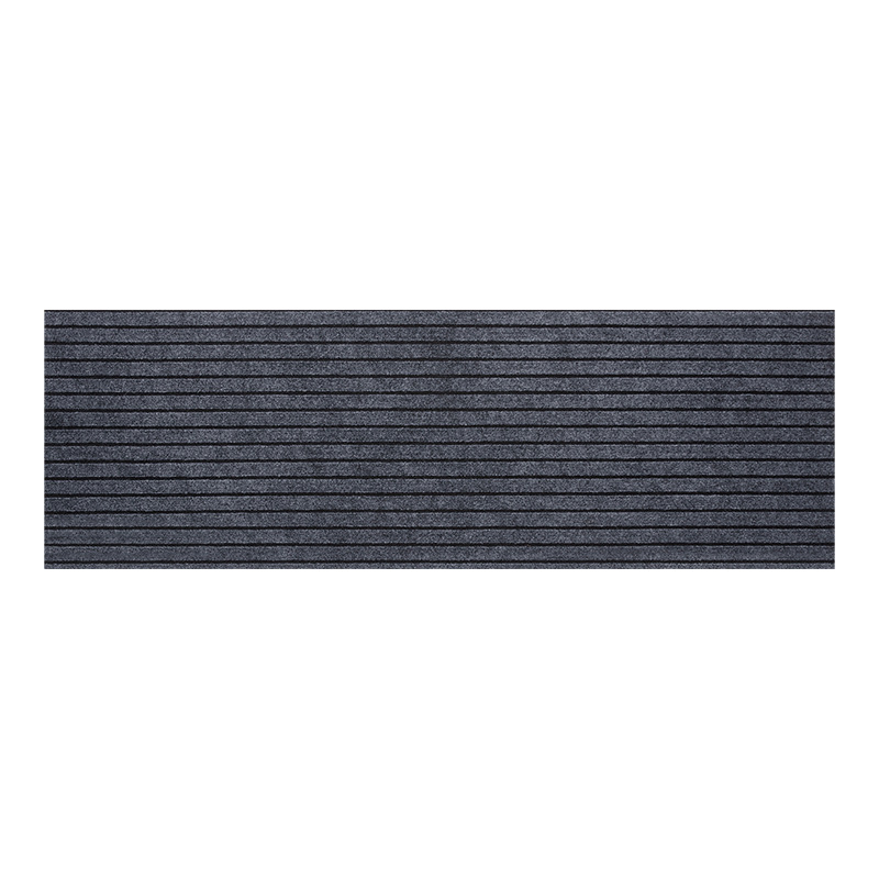 Umbral alfombra de piso de piedra puerta de entrada alfombra de banda larga ultra estrecha puerta de entrada baño inodoro estriado vertical absorción de agua alfombra