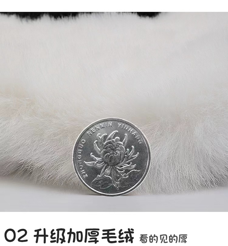 Car Seat Cushion Winter Plush Single Piece Ins Trendy Cat Paw Goddess Style Cute Warm Driver's Seat Cushion