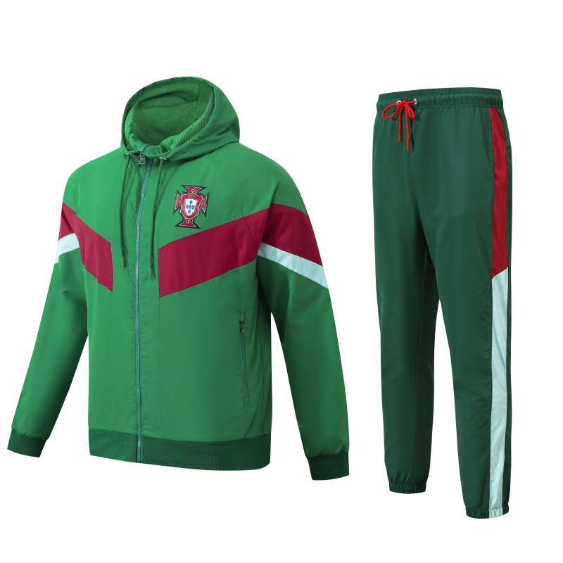 Chaqueta de abrigo verde portugués