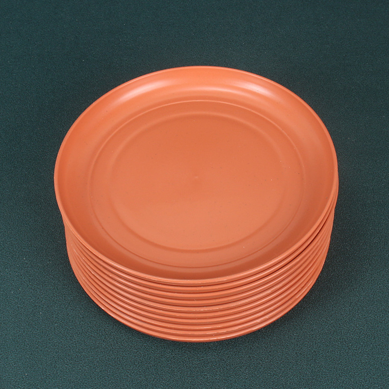 15cm plato de hueso 10 piezas paja de trigo pastel hogar plato de caramelo restaurante plato redondo fruta placa dumpling