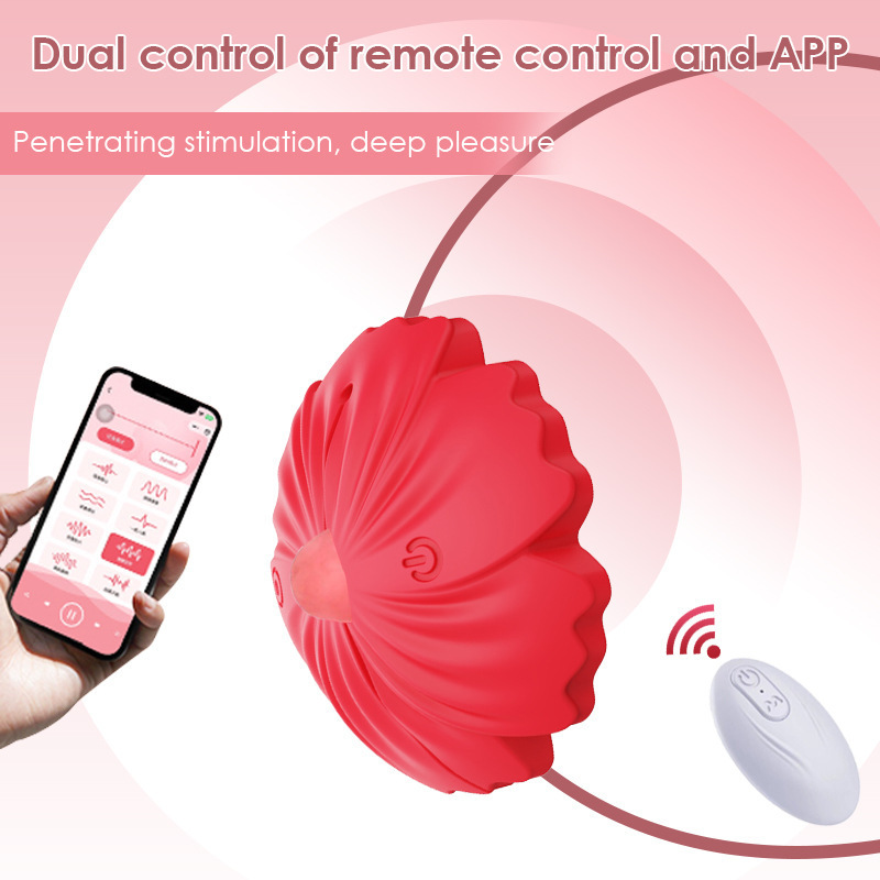 App & Remote Control Vibrating Nipple Clamps, 9 Frequencies, Silicone, Pair — detail image 10