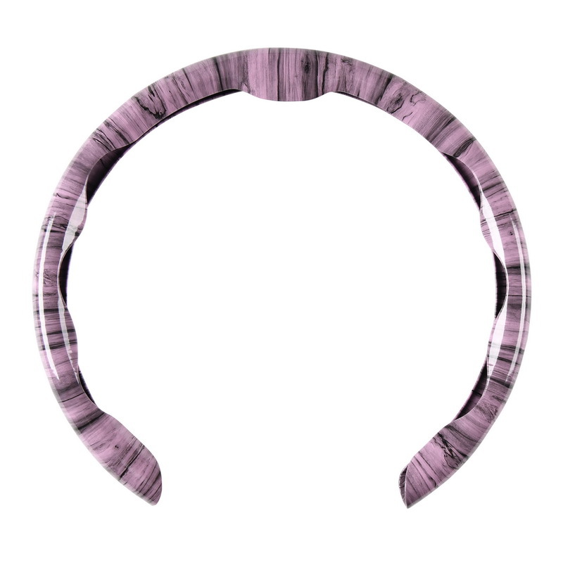 2025 new 5D headband forged carbon maple pattern card type car steering wheel cover factory direct sales of a generation of hair