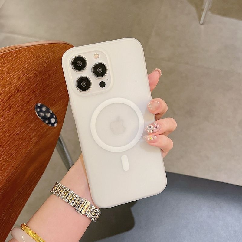 苹果17promax纯色简约磁吸手机壳适用iPhone16pro15防摔软壳1413|undefined