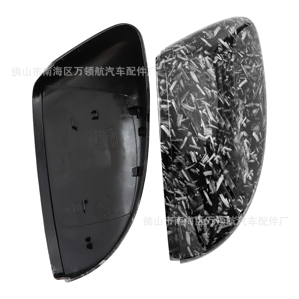 Suitable for Volkswagen Magotan Sagitar Mk7 Passat B7 Scirocco Reversing Mirror Housing Carbon Fiber Pattern Rearview Mirror Cover