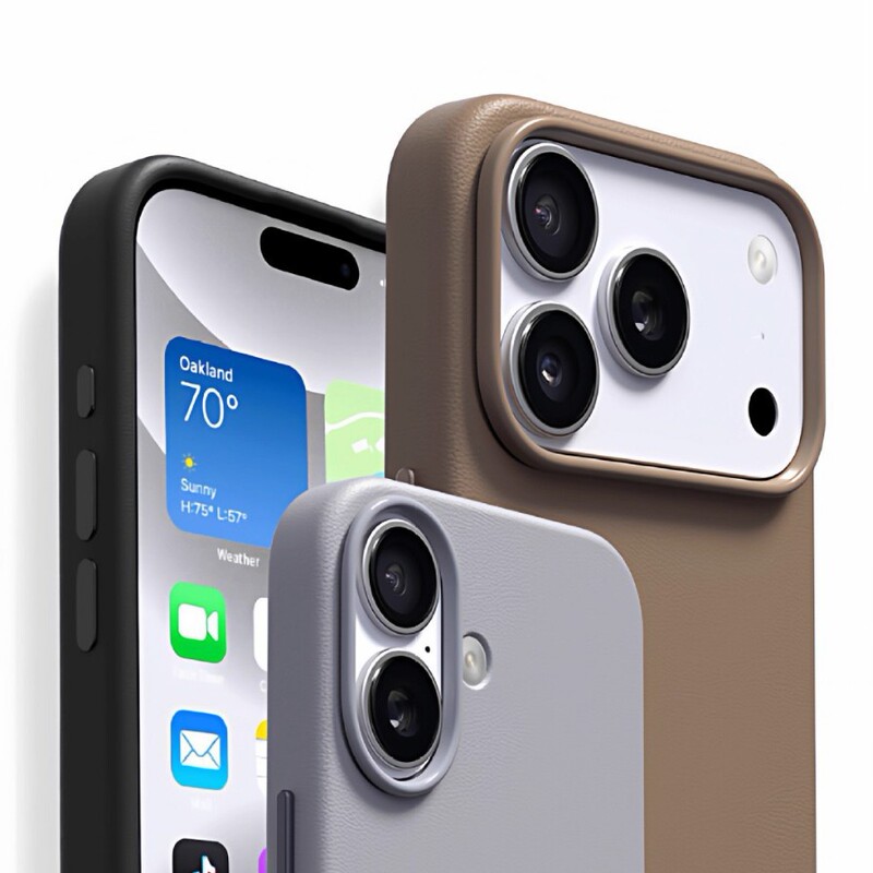 适用iphone17promax手机皮套肤感皮革全包防摔苹果17磁吸手机壳|undefined