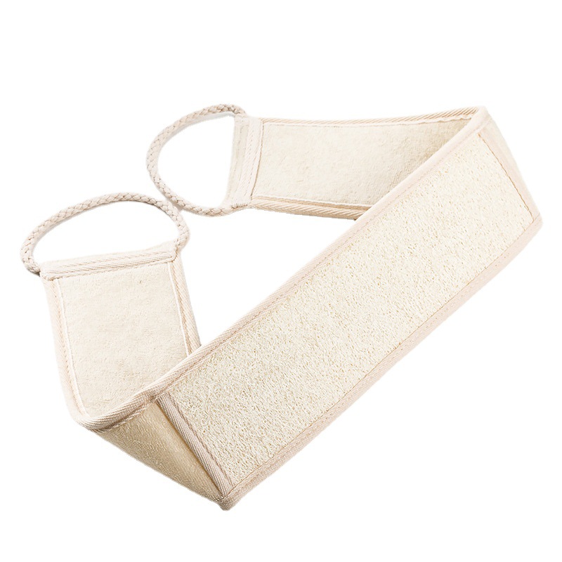 Esponja de esponja natural tira larga Toalla de vuelta viejo tendón seco Loofah Luo Toalla de baño de limpieza de baño de vuelta Toalla de baño transfronteriza