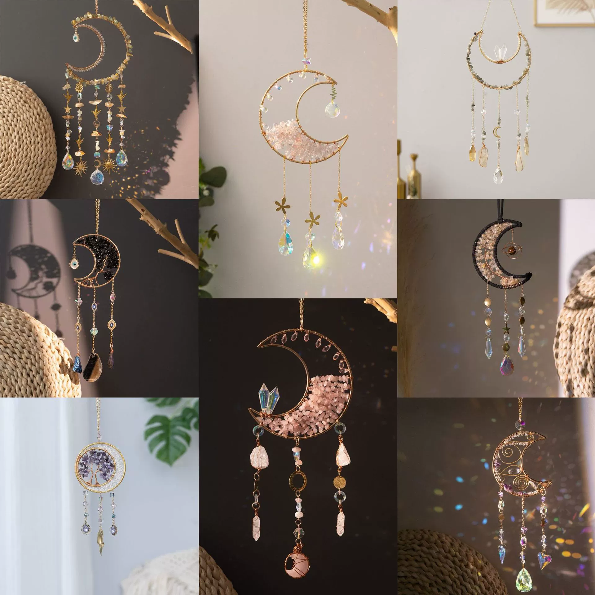 Большое количество и высокое качество Разнообразие стилей натурального гравия ловец солнечного света