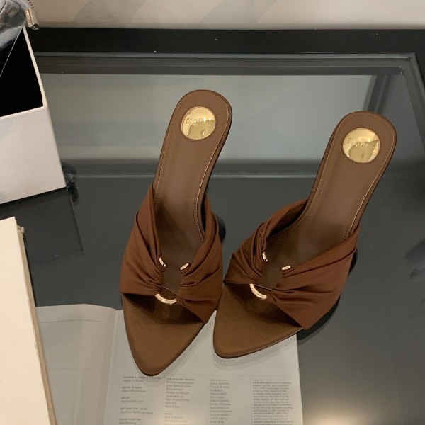 2025 New Pointed High Heels Women's Open-toe Strappy Sandals_voghion.com