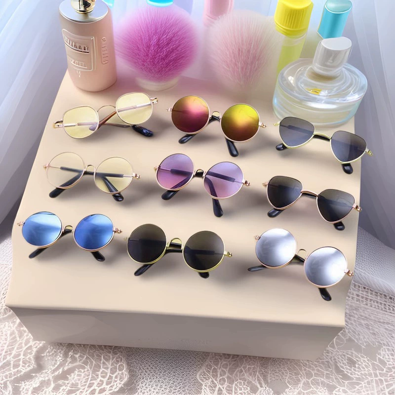 Пятно 20 см кукольные очки Домашние собаки собаки кошки игрушки солнцезащитные очки