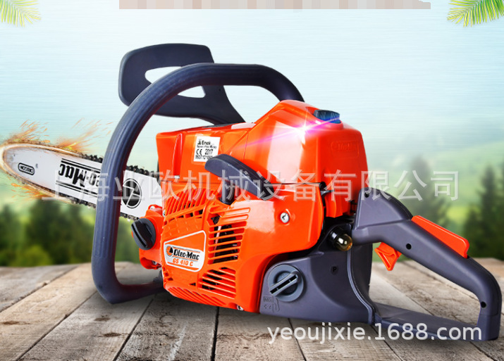 意大利欧玛GS410C二冲程油锯 汽油链锯 伐木锯 园林绿化油锯