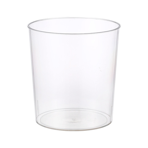 Transparent simple large trash can household light luxury living room bedroom kitchen office large capacity toilet paper basket