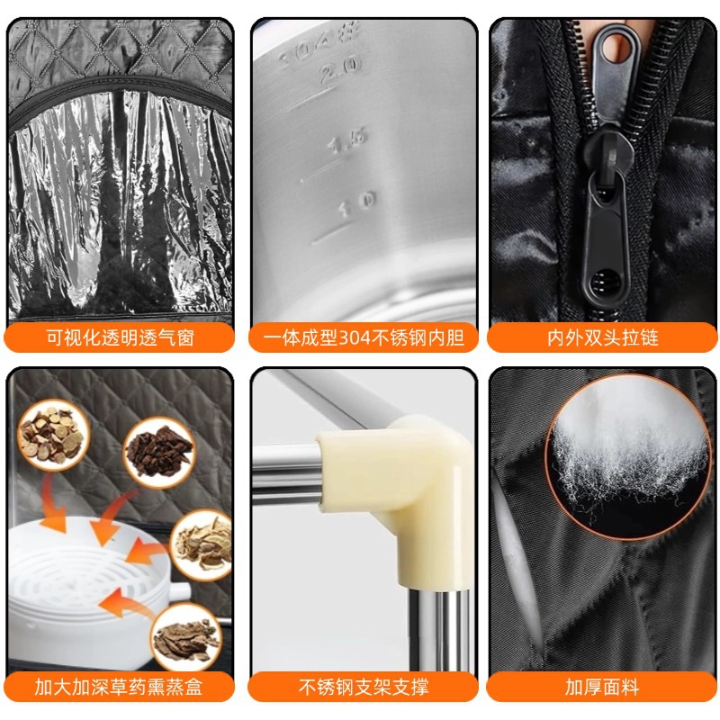 Caja de vapor de sudor soporte doméstico portátil sala de sauna de cuerpo entero máquina de vapor de sudor sala de vapor caja de sauna de vapor nuevo producto