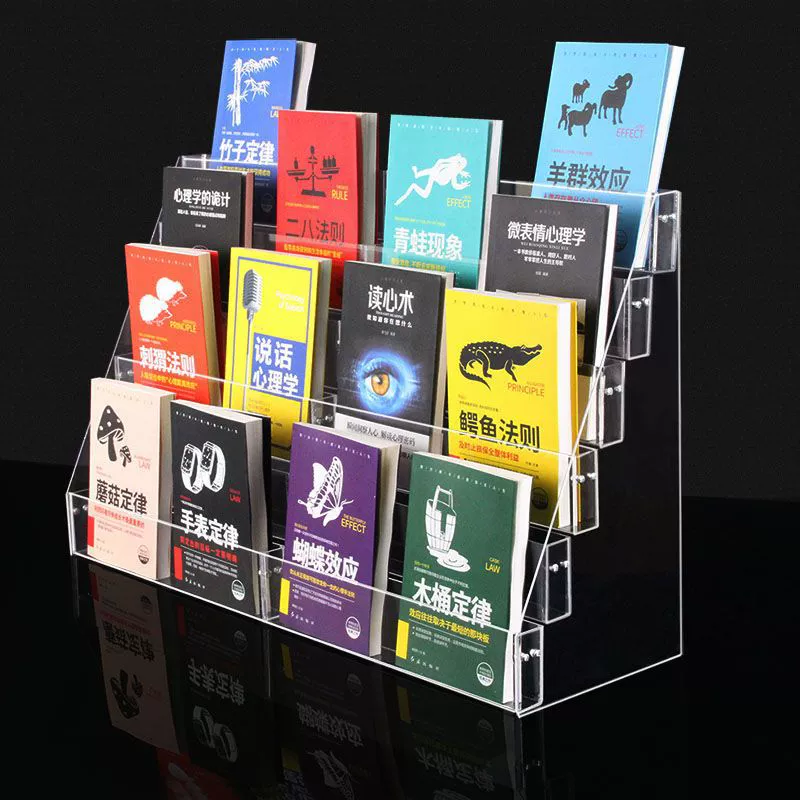 Акрил книжная стойка офисная стойка для хранения рабочего стола