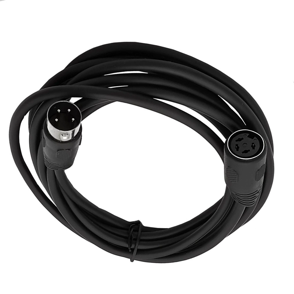 Big DIN line 4pin car audio and video cable Old -style keyboard interface MIDI cable beam big DIN data cable