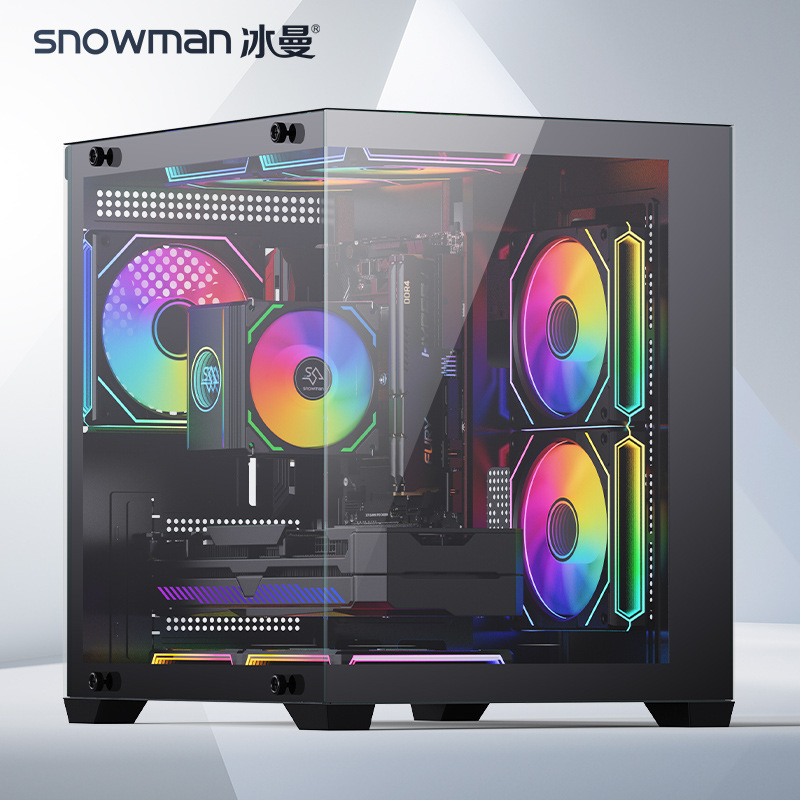 Bingman Atx Case Desktop Computer M-Atx Chassis Panoramic Skylight Side Transparent 240 Water-Cooled 360 Sea View Room Case Bingman Atx Case Desktop Computer M-Atx Chassis Panoramic Skylight Side Transparent 240 Water-Cooled 360 Sea View Room Case