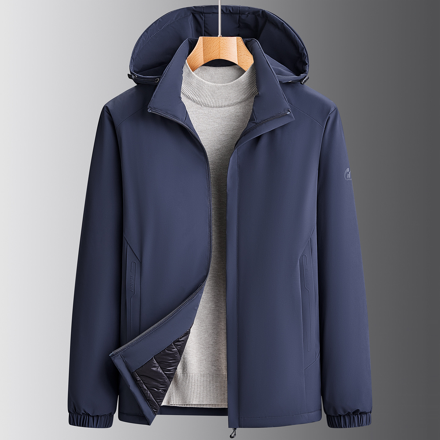 Cross-border wholesale of new high-quality middle-aged and elderly windbreakers, machine-quilted cotton jackets, and thickened winter coats