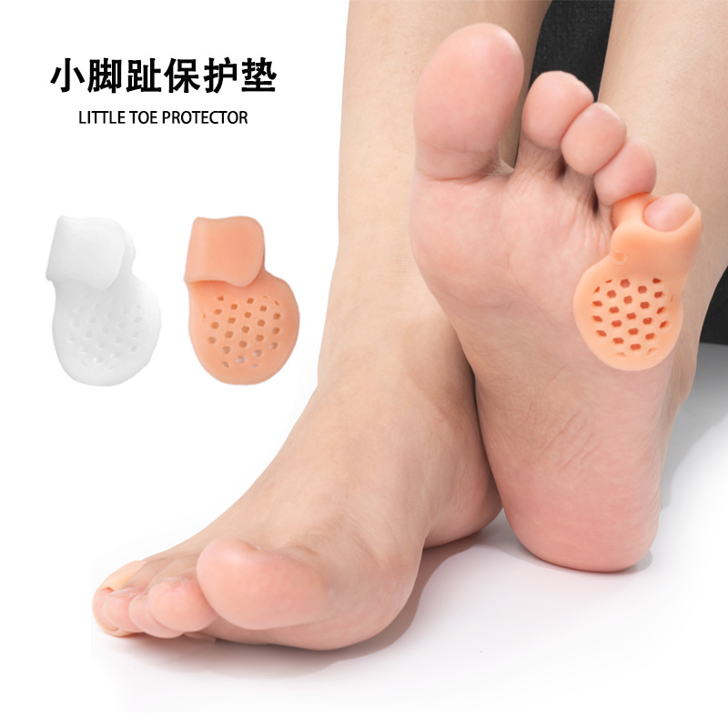 Toe Separator for Overlapping Little Toes, Toe Thumb Protector, Silicone Toe Separator