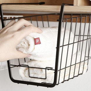 옷장 보관 랙 파티션 교수형 바구니 주방 캐비닛 선반 사무실 데스크탑 저장 바구니 공장 아울렛