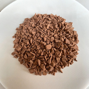 PVC sole material. PVC recycled material. PVC particles