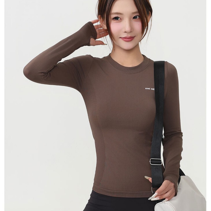 Factory Direct Delivery of Luminous Letter Fitness Clothing, Quick-Drying Sports Long-Sleeved Elastic Slim-Fitting Pilates Training Yoga Clothing for Women Factory Direct Delivery of Luminous Letter Fitness Clothing, Quick-Drying Sports Long-Sleeved Elastic Slim-Fitting Pilates Training Yoga Clothing for Women
