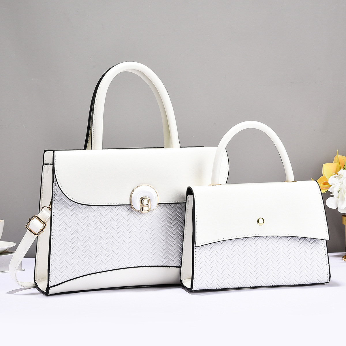Temperamento versátil nuevo bolso coreano de moda mujer hermoso bolso de hombro bolso de mujer bolso de mujer bolso grande
