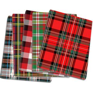 Lamb Wool Cotton British European Style Christmas Fabric School Uniform Skirt Background Fabric Blanket Conference Room