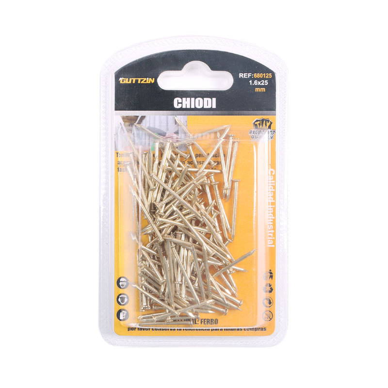 泡壳装圆头黄铜钉 小包装家具配件铁钉厂家外贸小五金耗材包装详情5