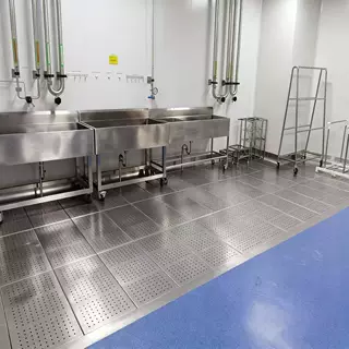 304不锈钢水篦子 洁净室车间防滑排水板   可定制