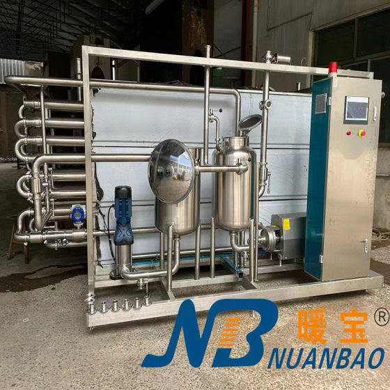 Manufacturer customized tube sterilization machine milk plate pasteurizer food and beverage tube disinfection sterilization line