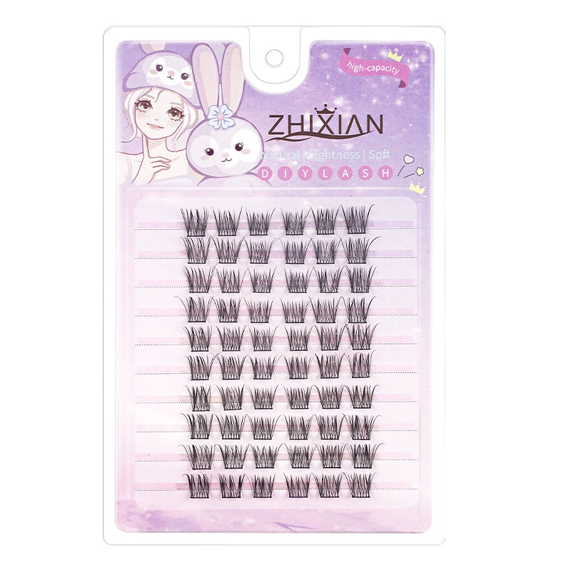 Dense False Eyelashes for Extension, Multi-Style Individual Cluster Flare Kit, Reusable