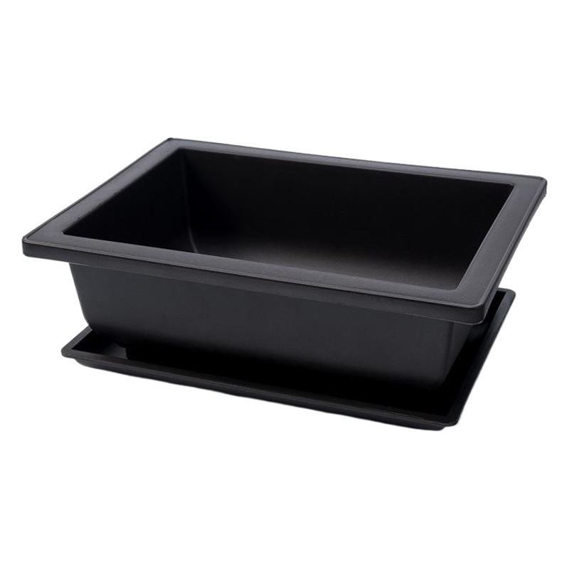 Maceta plástica imitación arcilla púrpura, conjunto ecológico para suculentas y plantas ornamentales, oficina y hogar