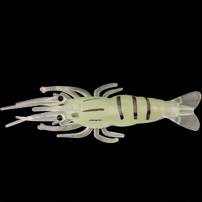 工場の卸売りは生エビの夜光の軟体の魚の餌の偽のエビを模造してフックの小さい草のエビの偽の餌の路亜の柔らかい餌の小さいエビを持ちます。|undefined