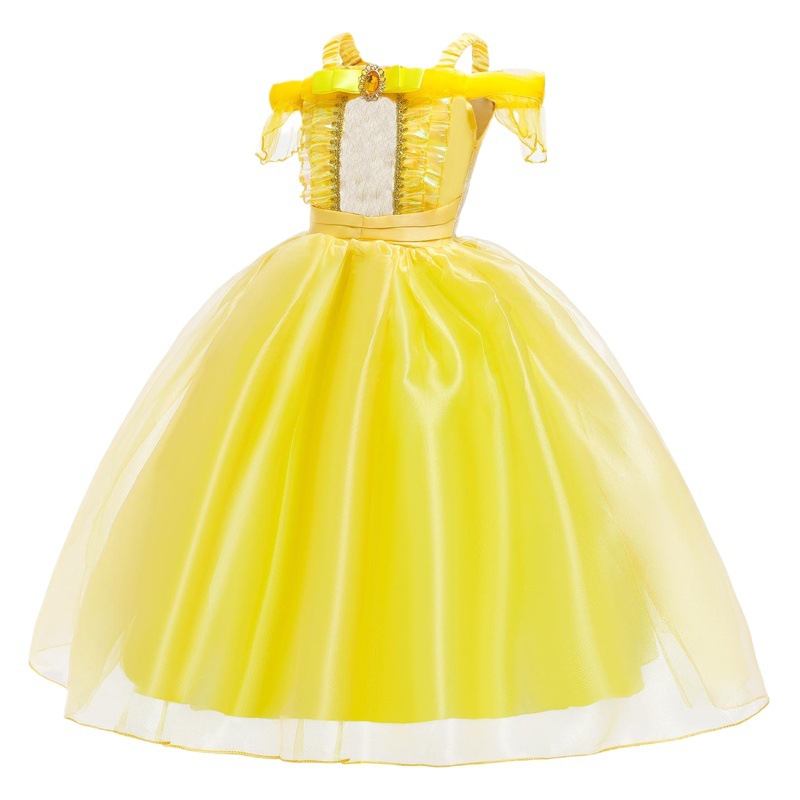 2019 niñas vestido de campana vestido de comercio exterior camisón princesa eluo vestido niñas vestido de rendimiento pettiskirt