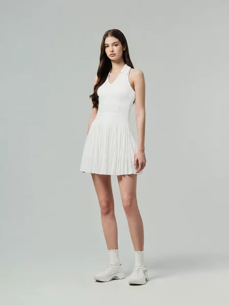 2026 Summer New Professional Breathable Tennis Skirt Outdoor Badminton Golf Sports Dress with Leggings