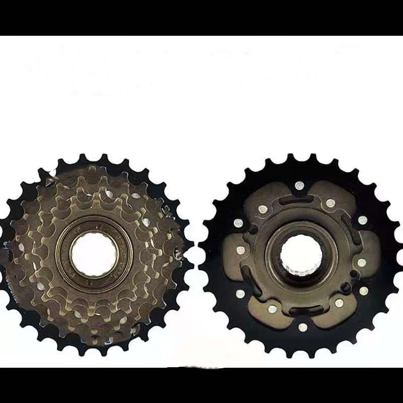 Volante de montaña cassette de bicicleta volante rotativo Volante de 6 velocidades 21 velocidades volante sin posicionamiento Rueda de Torre equipo de engranaje de velocidad variable
